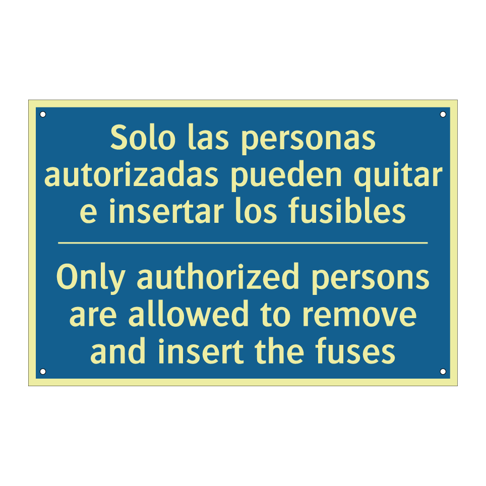 Solo las personas autorizadas  /.../ - Only authorized persons are allowed  /.../