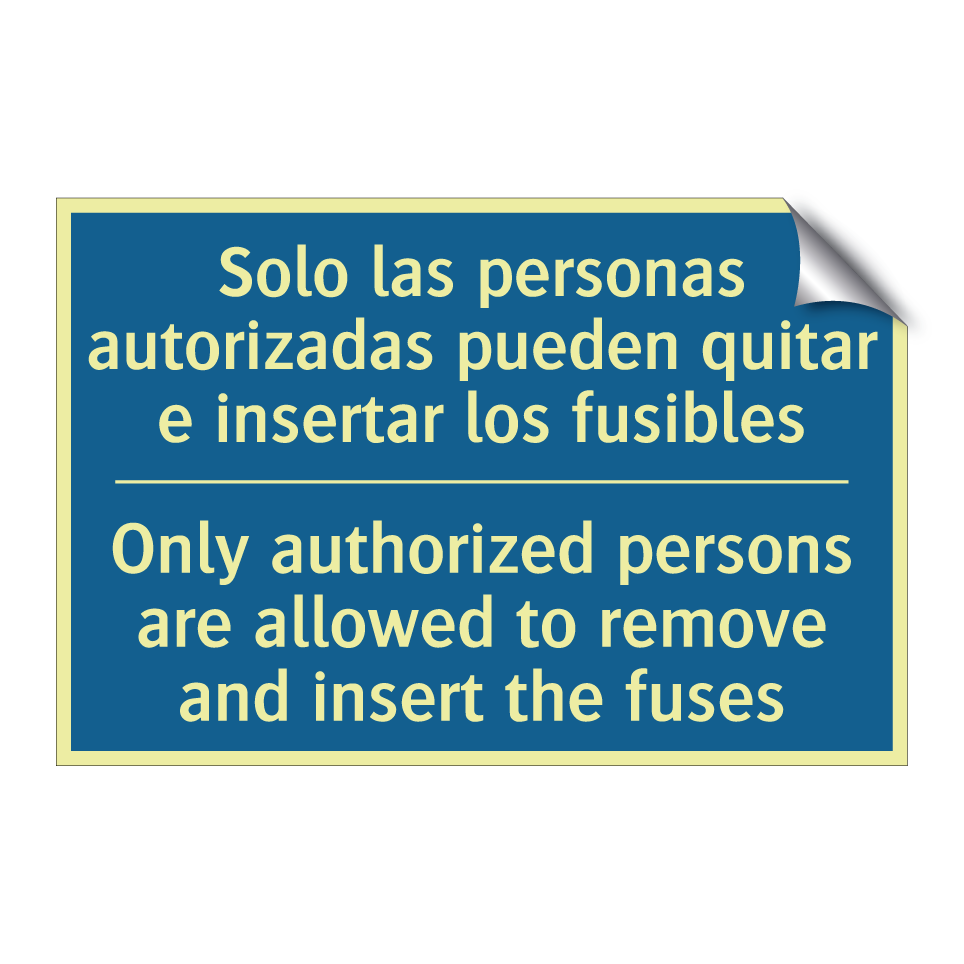 Solo las personas autorizadas  /.../ - Only authorized persons are allowed  /.../