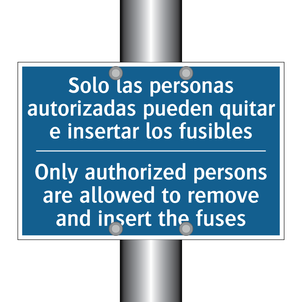 Solo las personas autorizadas  /.../ - Only authorized persons are allowed  /.../