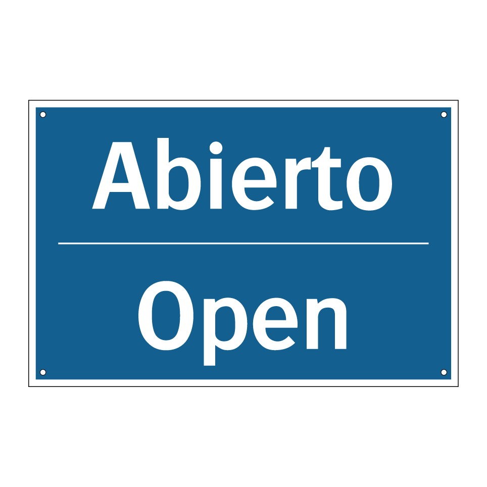Abierto - Open
