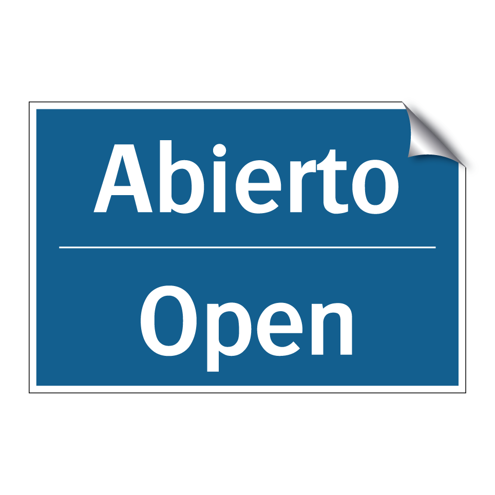 Abierto - Open