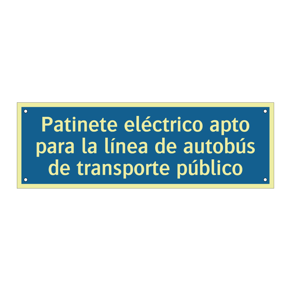 Patinete eléctrico apto para la línea de autobús de transporte público