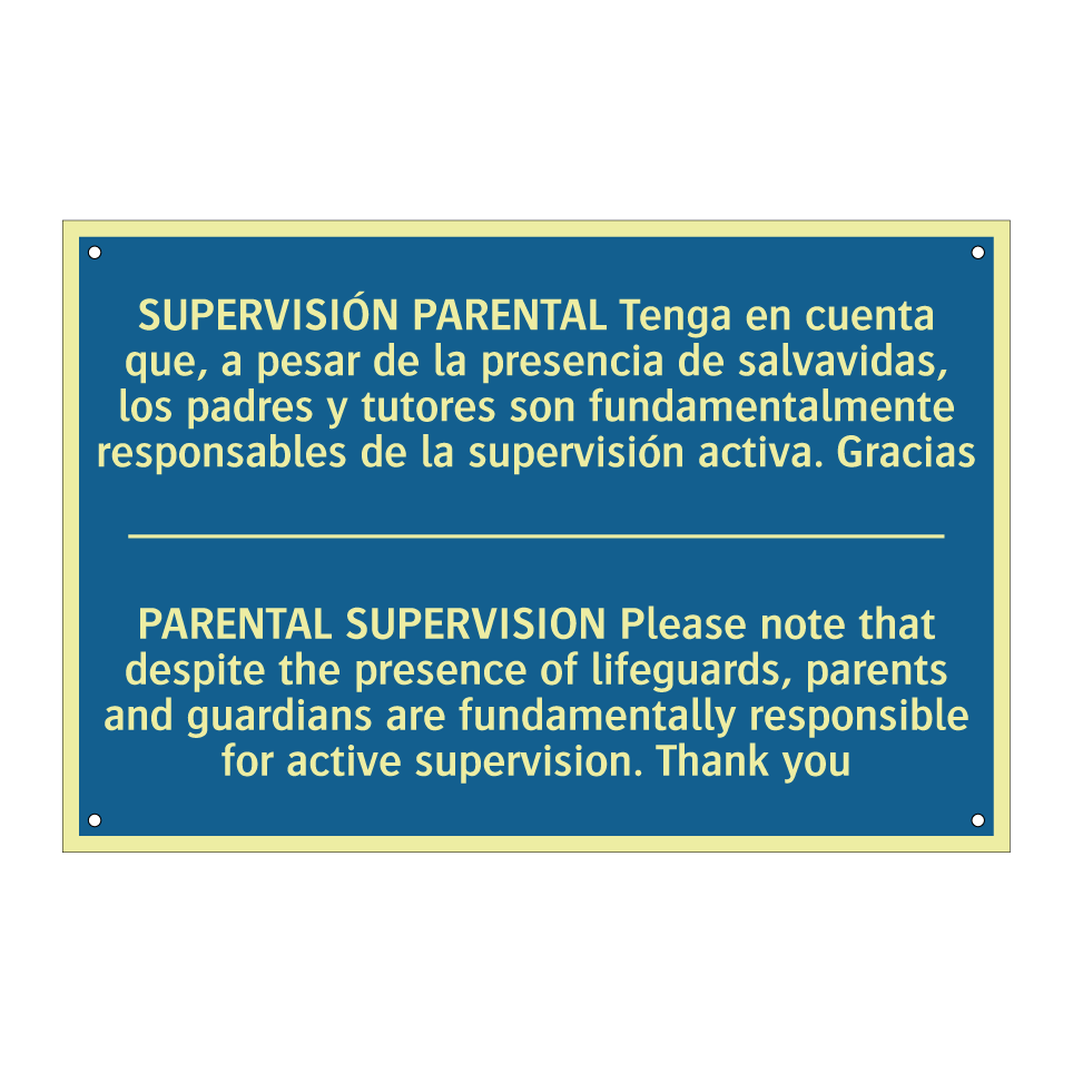 SUPERVISIÓN PARENTAL Tenga en  /.../ - PARENTAL SUPERVISION Please note  /.../