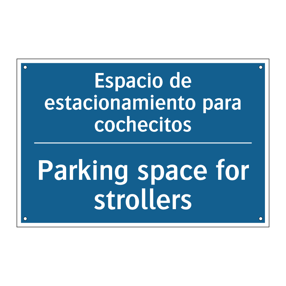 Espacio de estacionamiento para  /.../ - Parking space for strollers