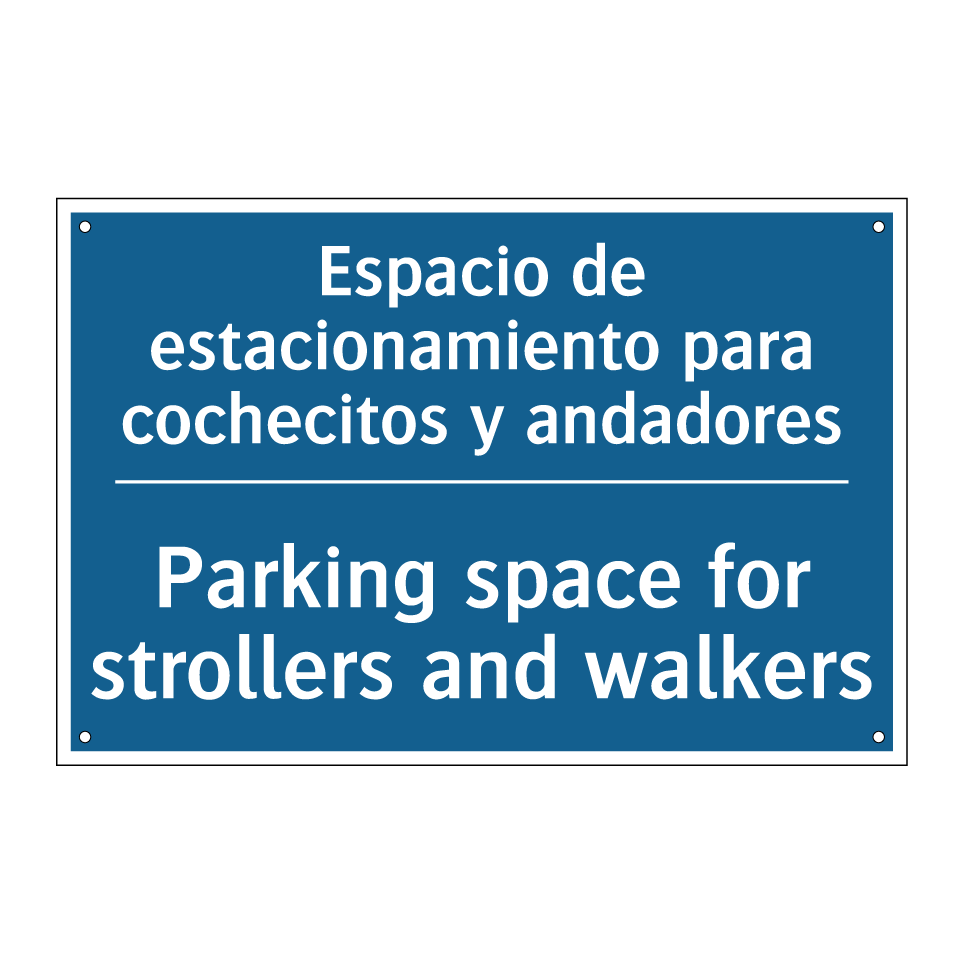 Espacio de estacionamiento para  /.../ - Parking space for strollers and  /.../