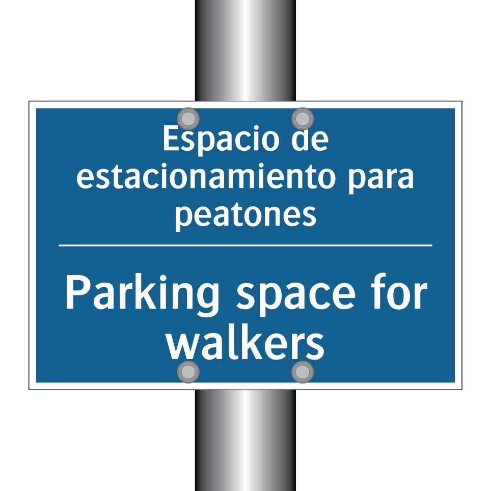 Espacio de estacionamiento para  /.../ - Parking space for walkers