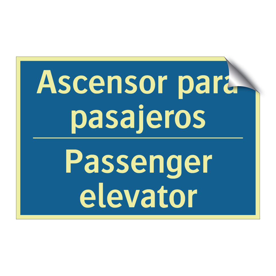 Ascensor para pasajeros - Passenger elevator