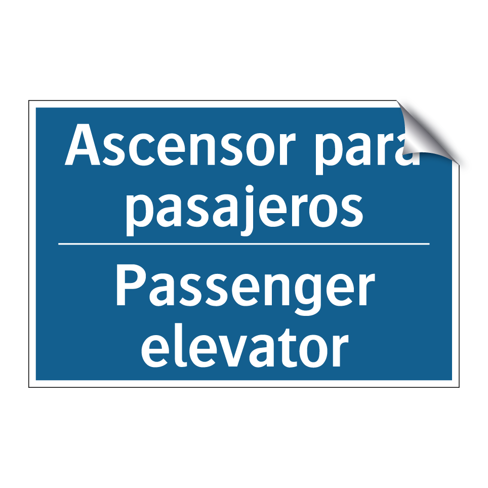 Ascensor para pasajeros - Passenger elevator