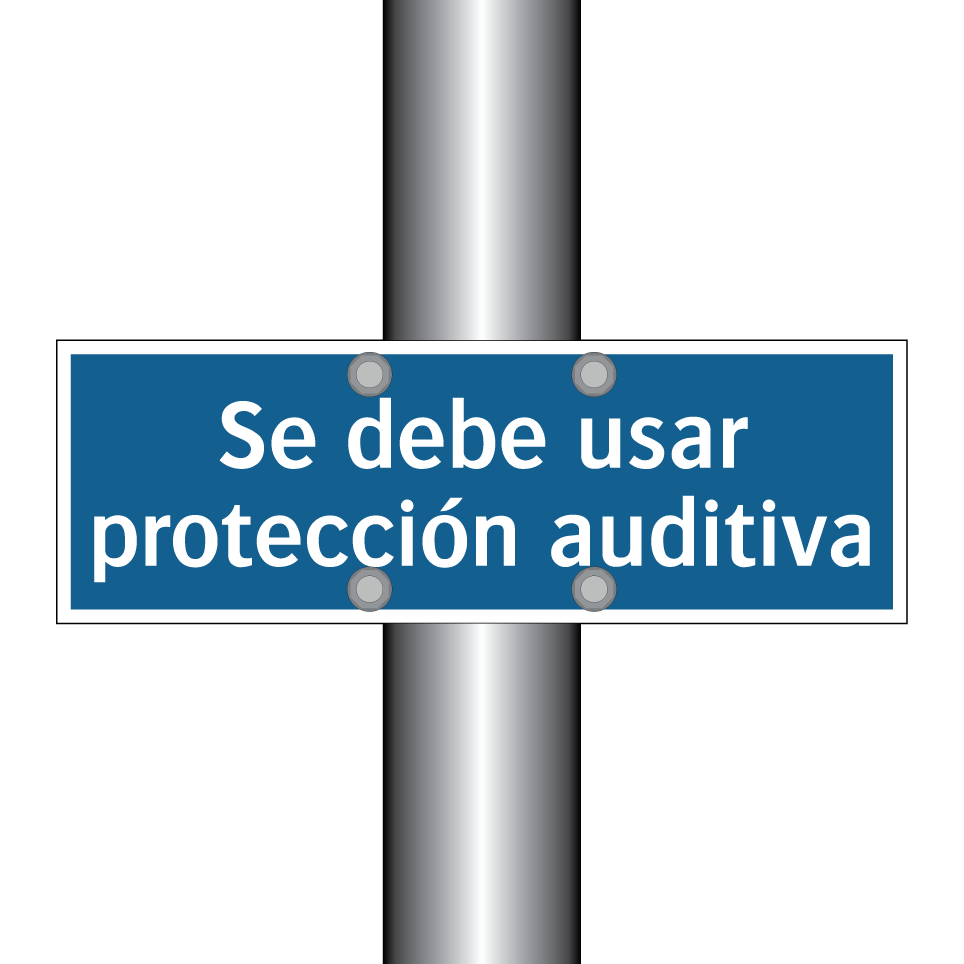 Se debe usar protección auditiva