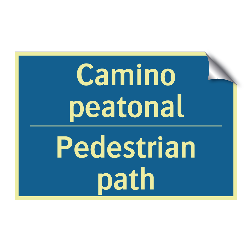 Camino peatonal - Pedestrian path