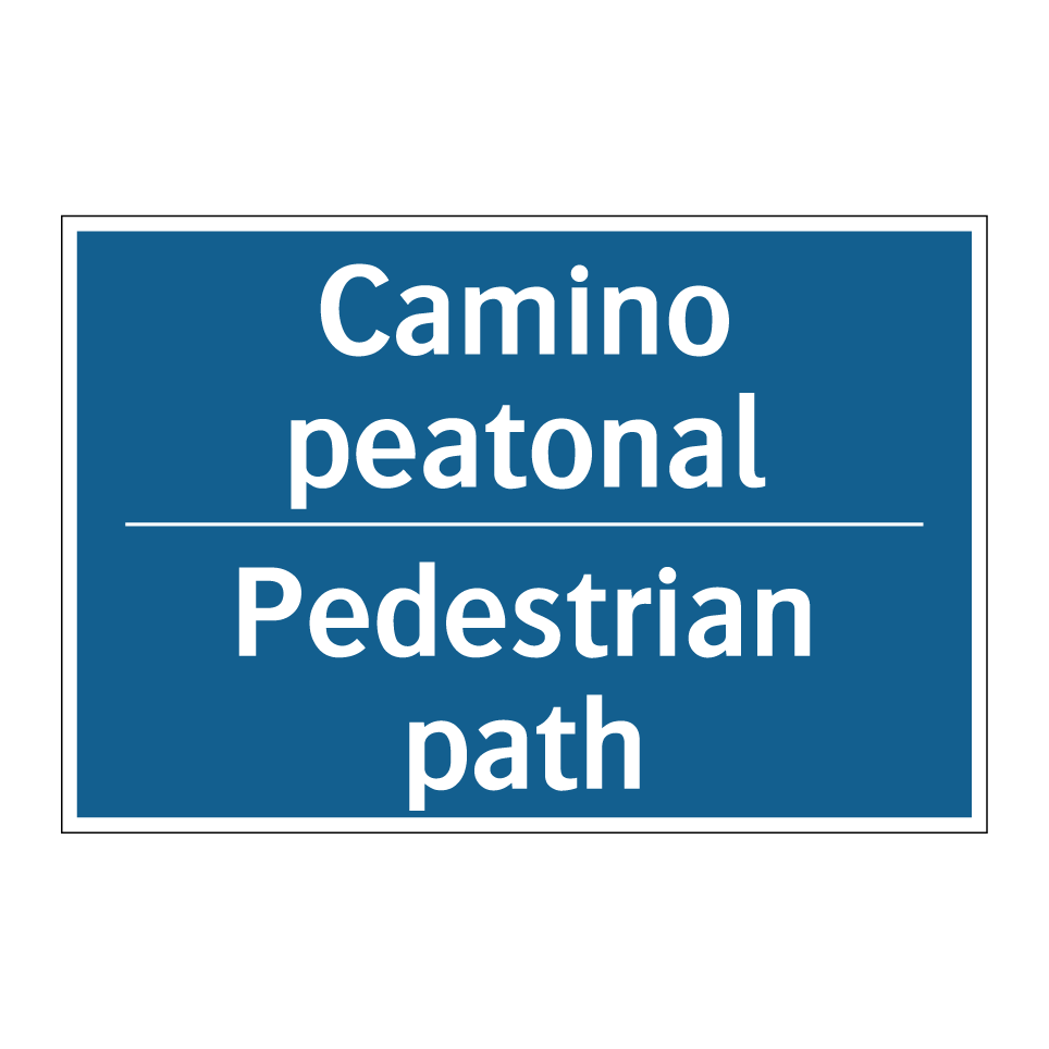 Camino peatonal - Pedestrian path