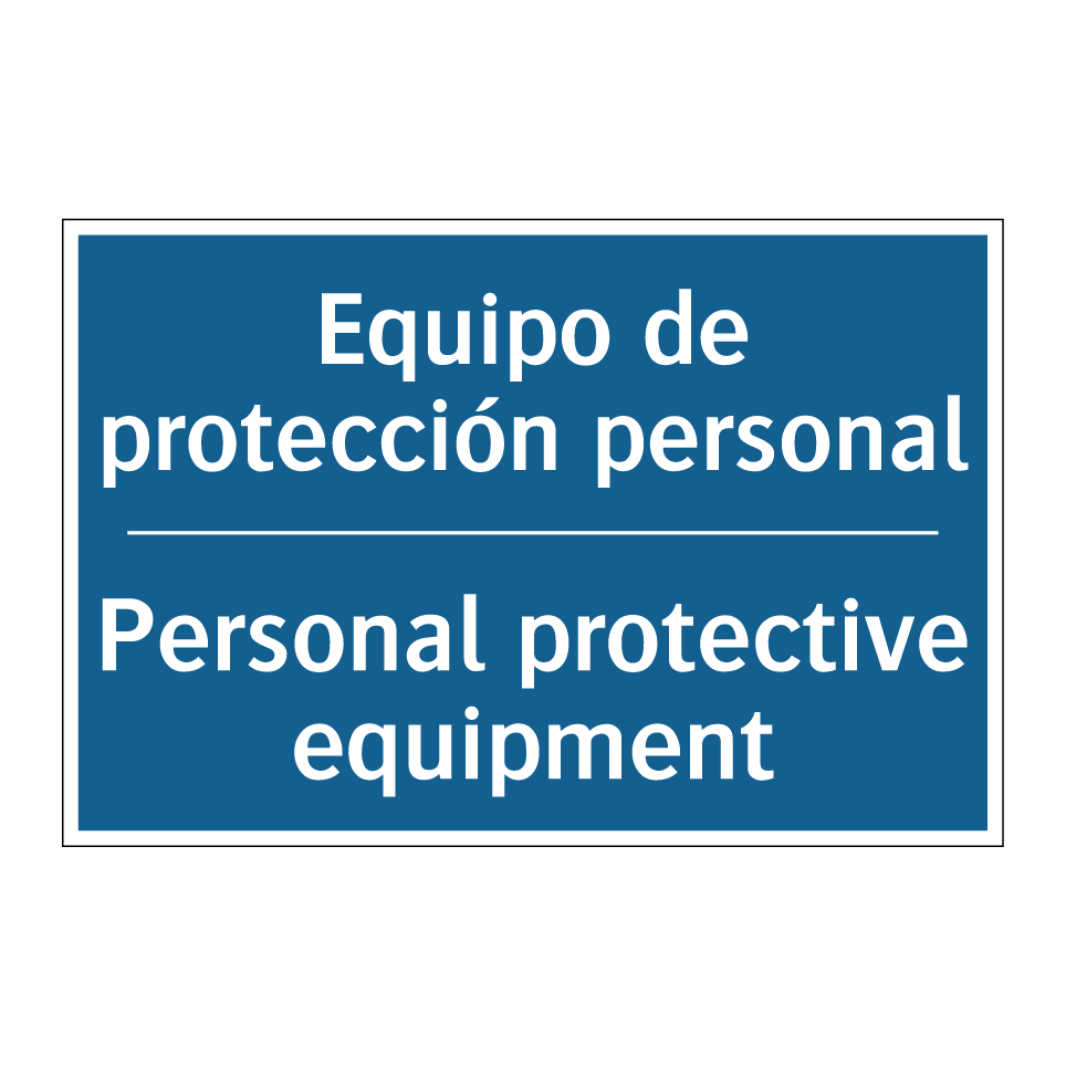 Equipo de protección personal - Personal protective equipment