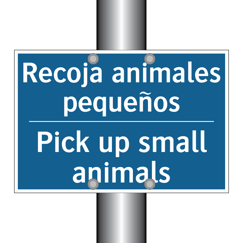 Recoja animales pequeños - Pick up small animals