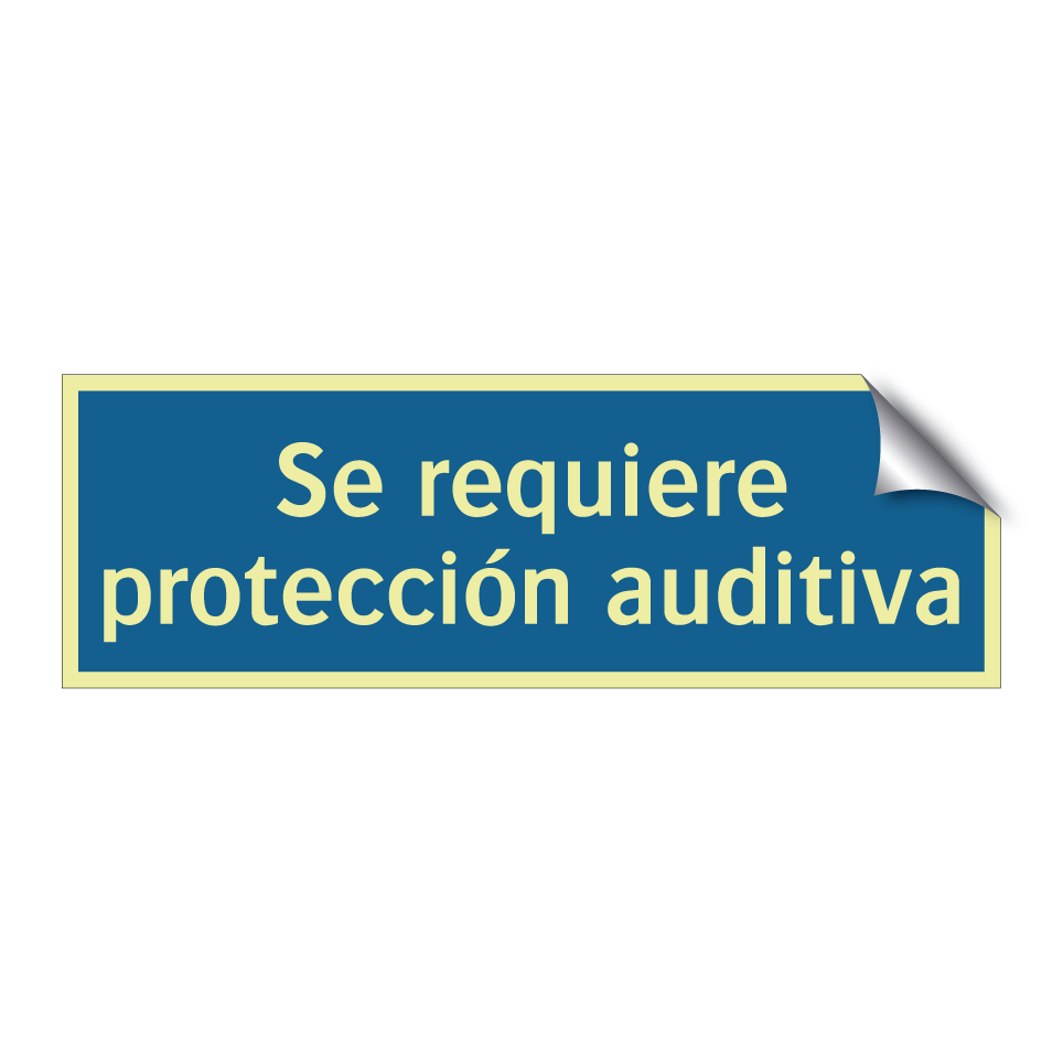 Se requiere protección auditiva