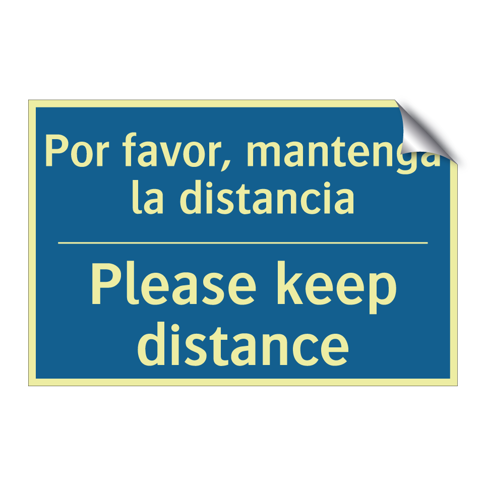 Por favor, mantenga la distancia /.../ - Please keep distance