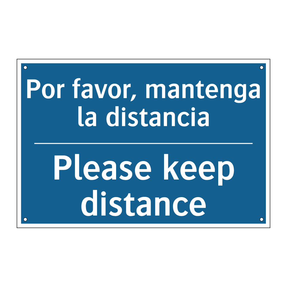Por favor, mantenga la distancia /.../ - Please keep distance