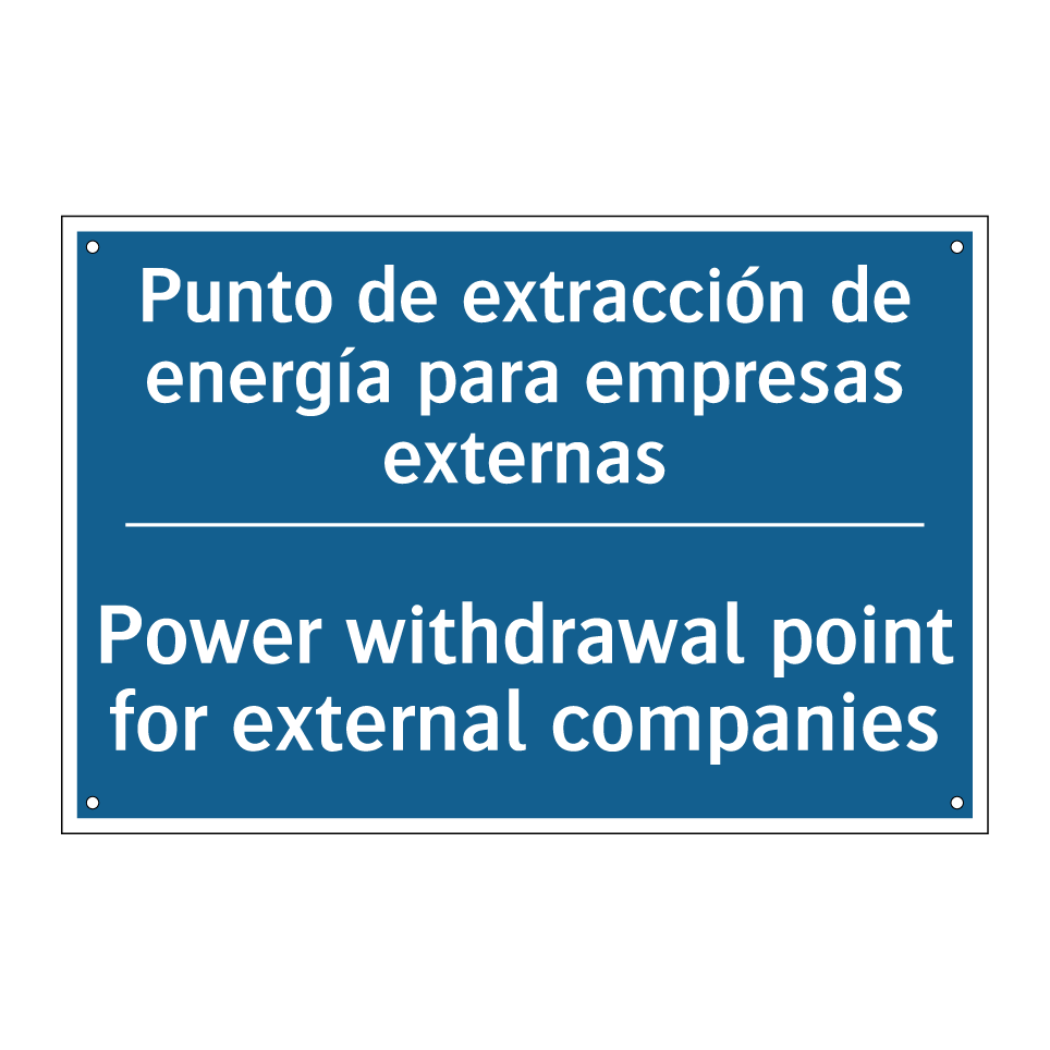 Punto de extracción de energía  /.../ - Power withdrawal point for external  /.../