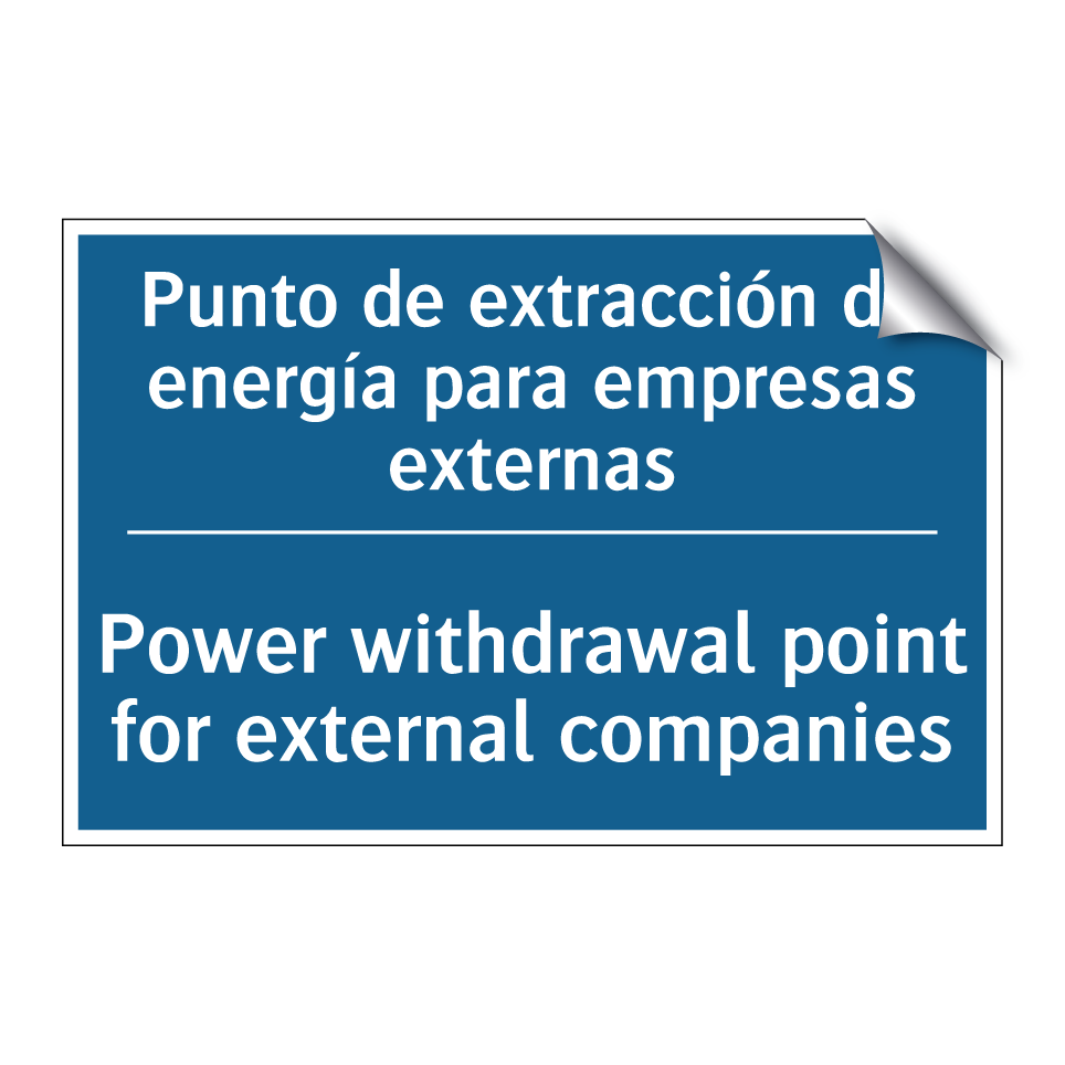 Punto de extracción de energía  /.../ - Power withdrawal point for external  /.../