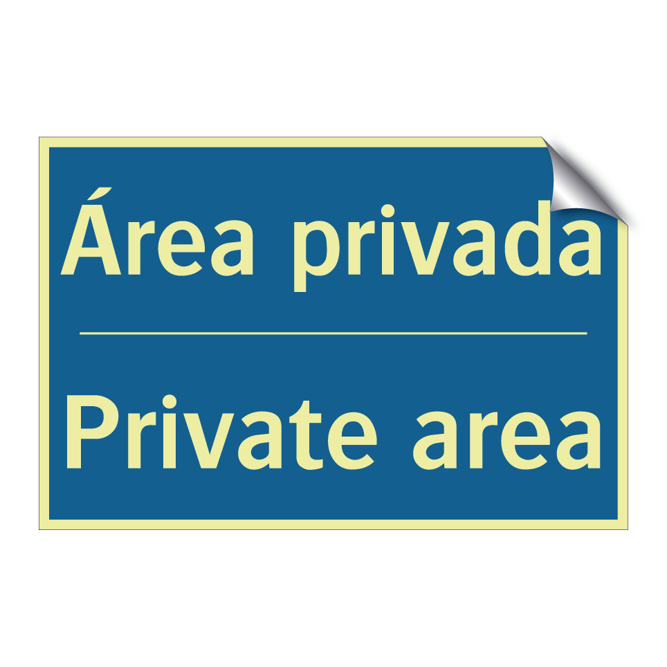 Área privada - Private area