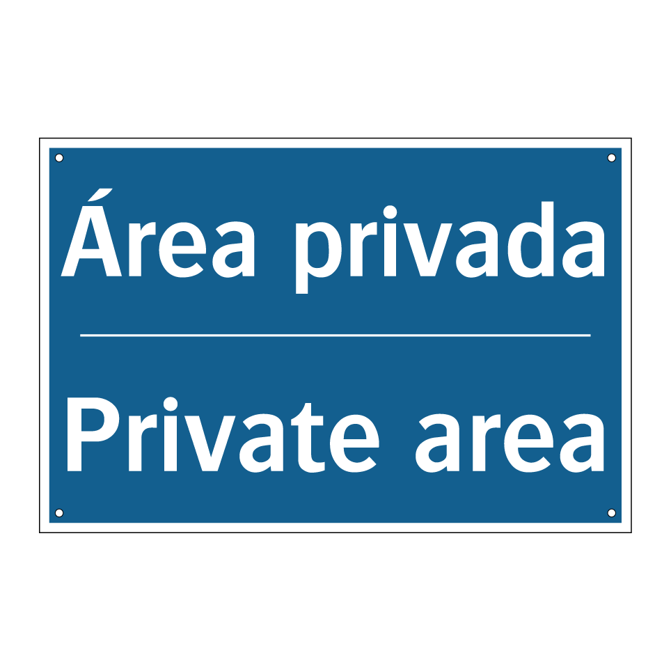 Área privada - Private area