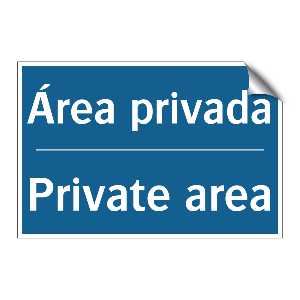 Área privada - Private area