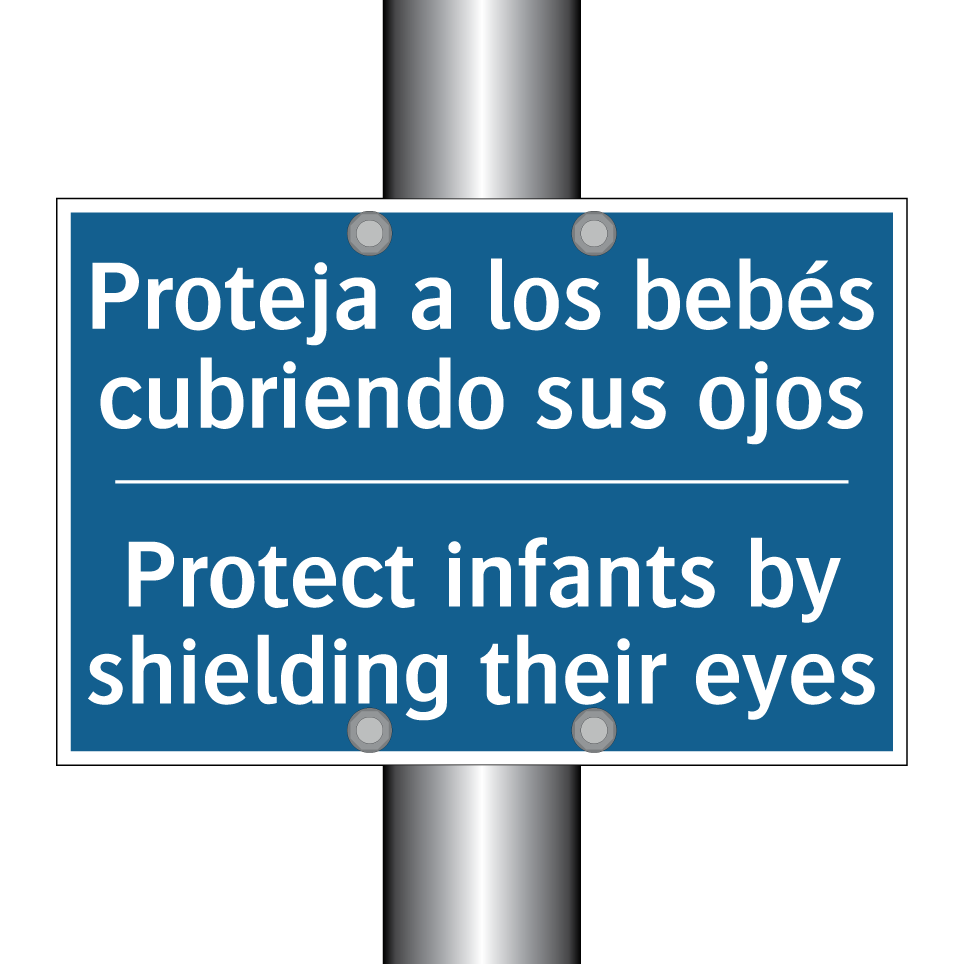 Proteja a los bebés cubriendo  /.../ - Protect infants by shielding their  /.../