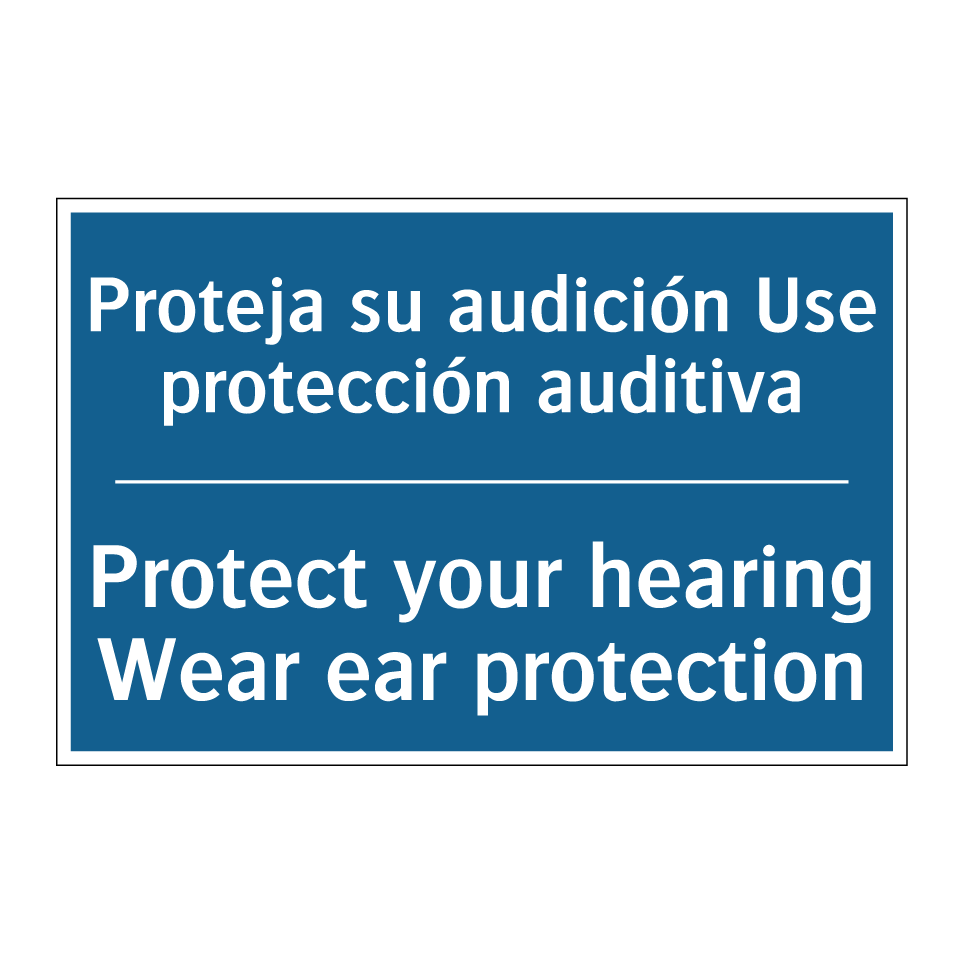 Proteja su audición Use protección  /.../ - Protect your hearing Wear ear  /.../