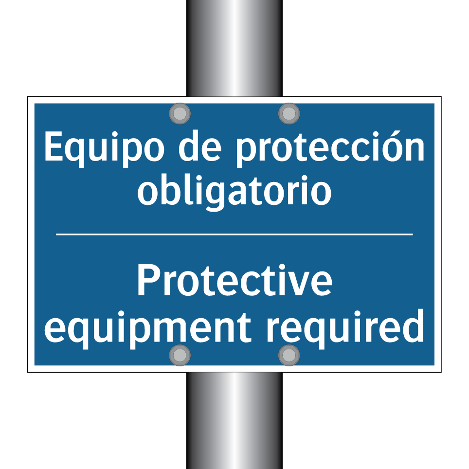 Equipo de protección obligatorio /.../ - Protective equipment required