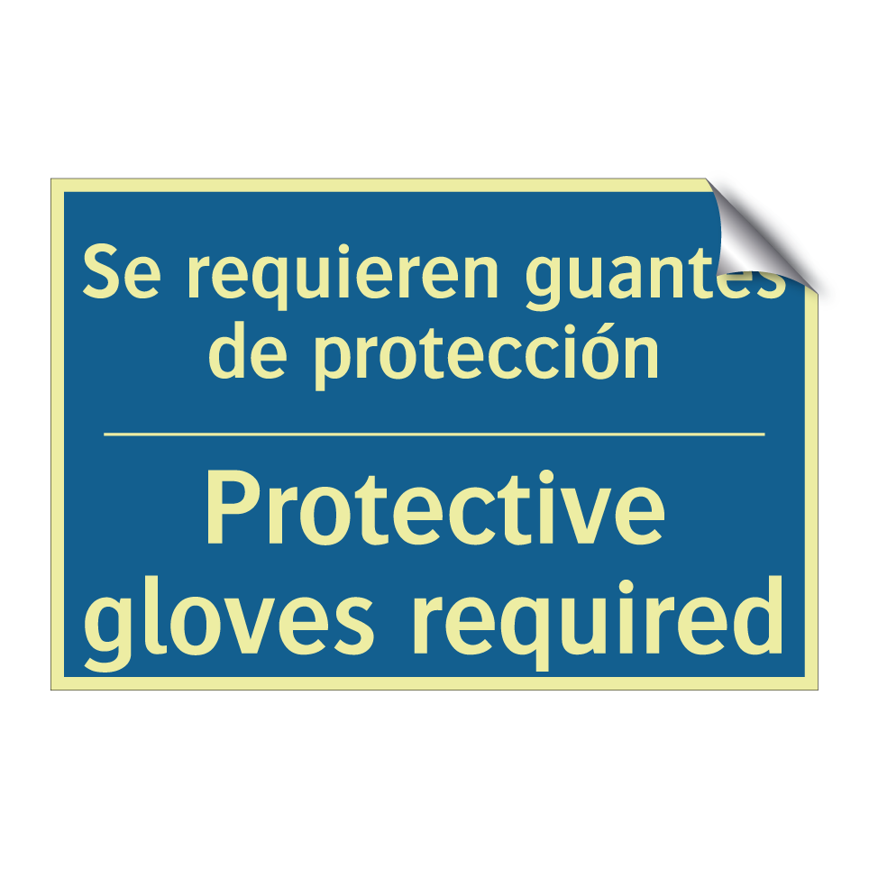 Se requieren guantes de protección /.../ - Protective gloves required