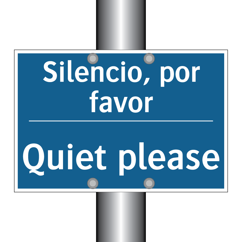 Silencio, por favor - Quiet please