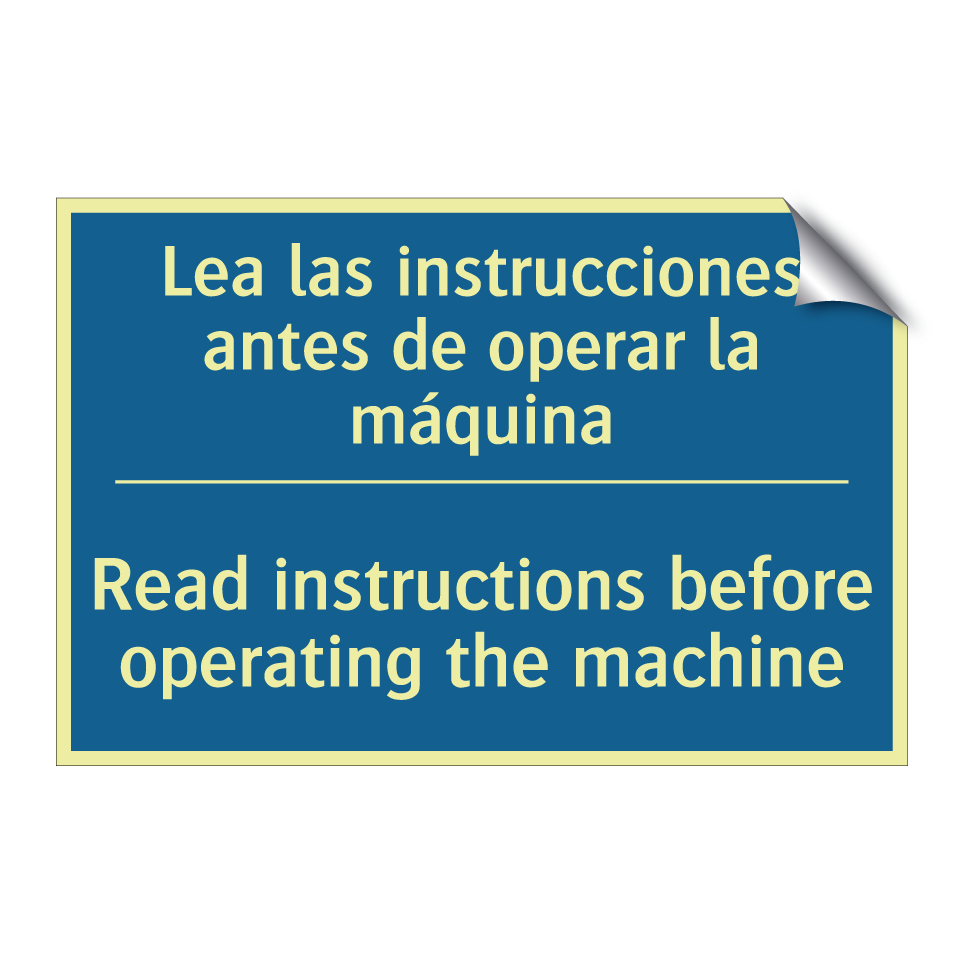 Lea las instrucciones antes de  /.../ - Read instructions before operating  /.../