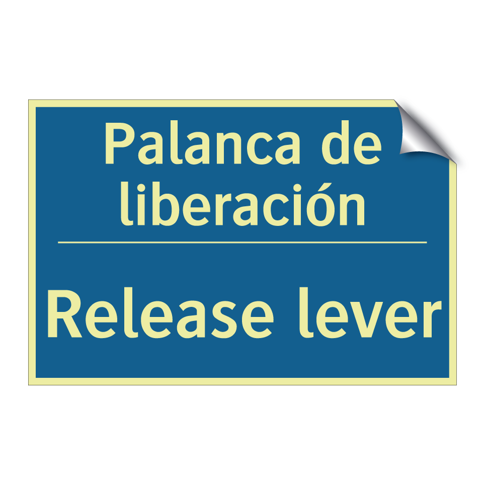 Palanca de liberación - Release lever