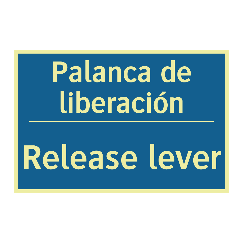 Palanca de liberación - Release lever