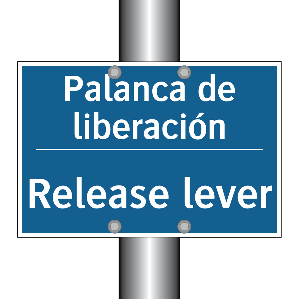 Palanca de liberación - Release lever