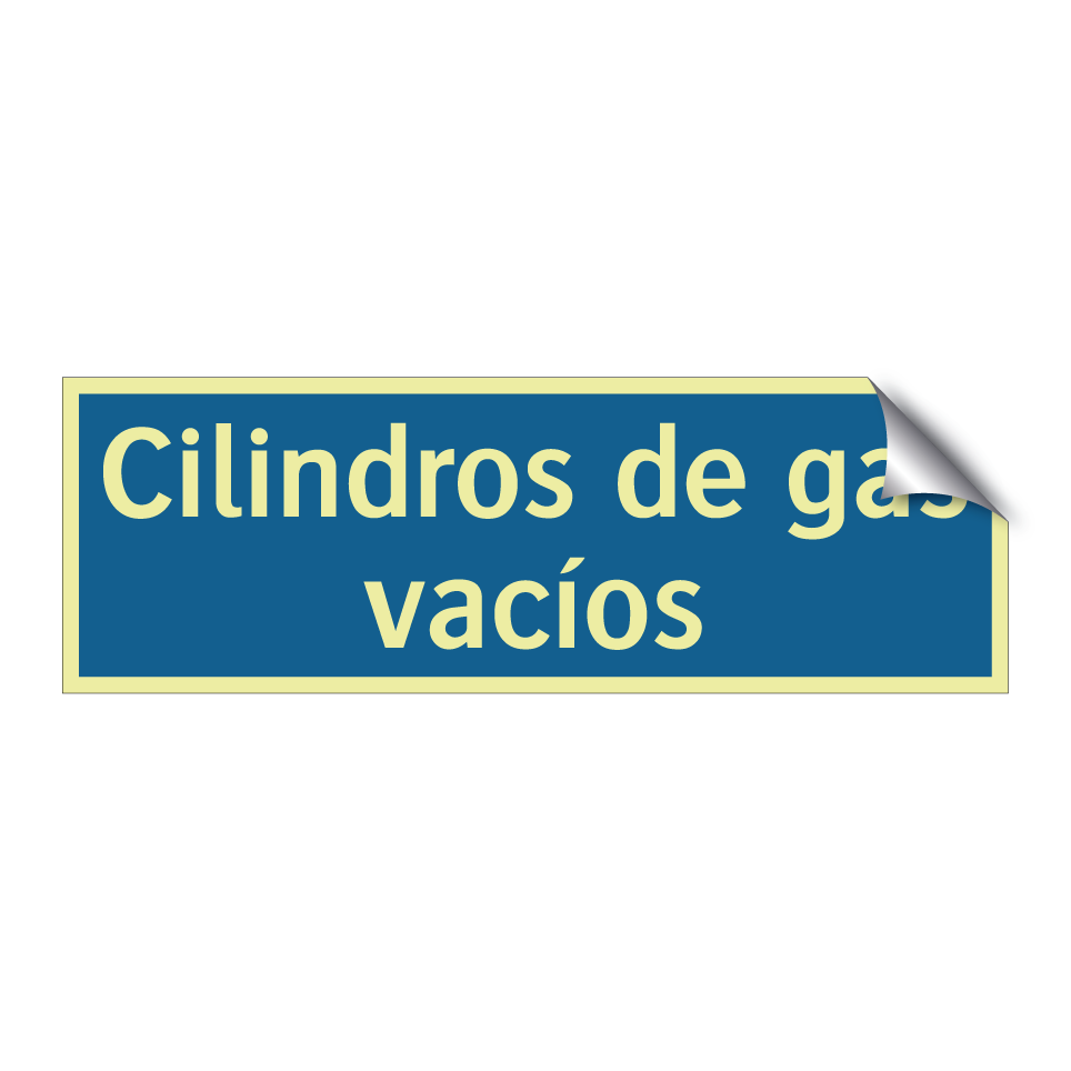 Cilindros de gas vacíos