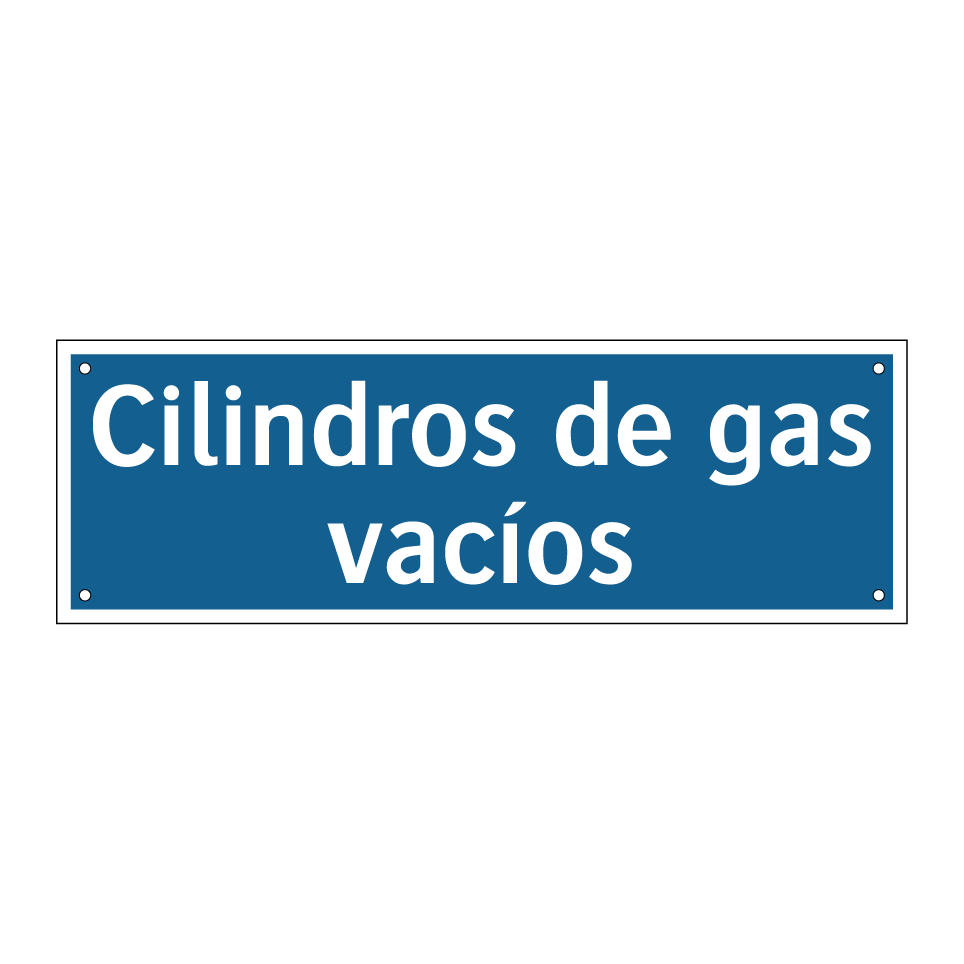 Cilindros de gas vacíos
