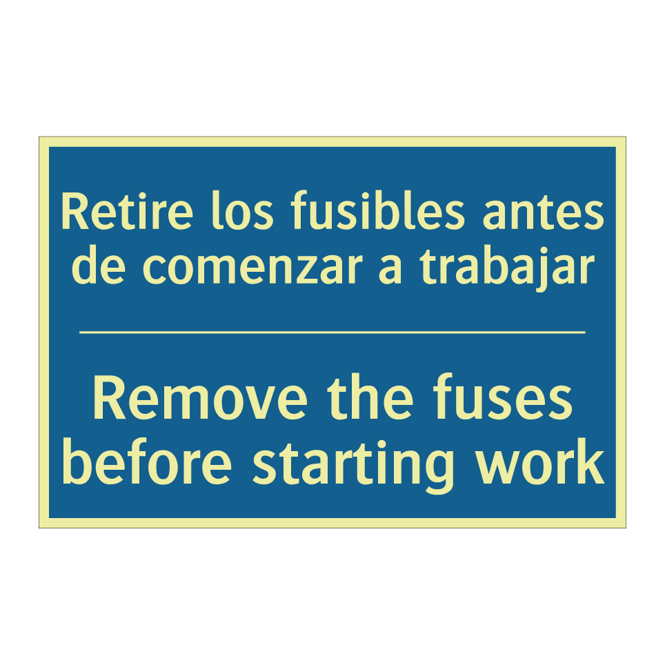 Retire los fusibles antes de comenzar  /.../ - Remove the fuses before starting  /.../