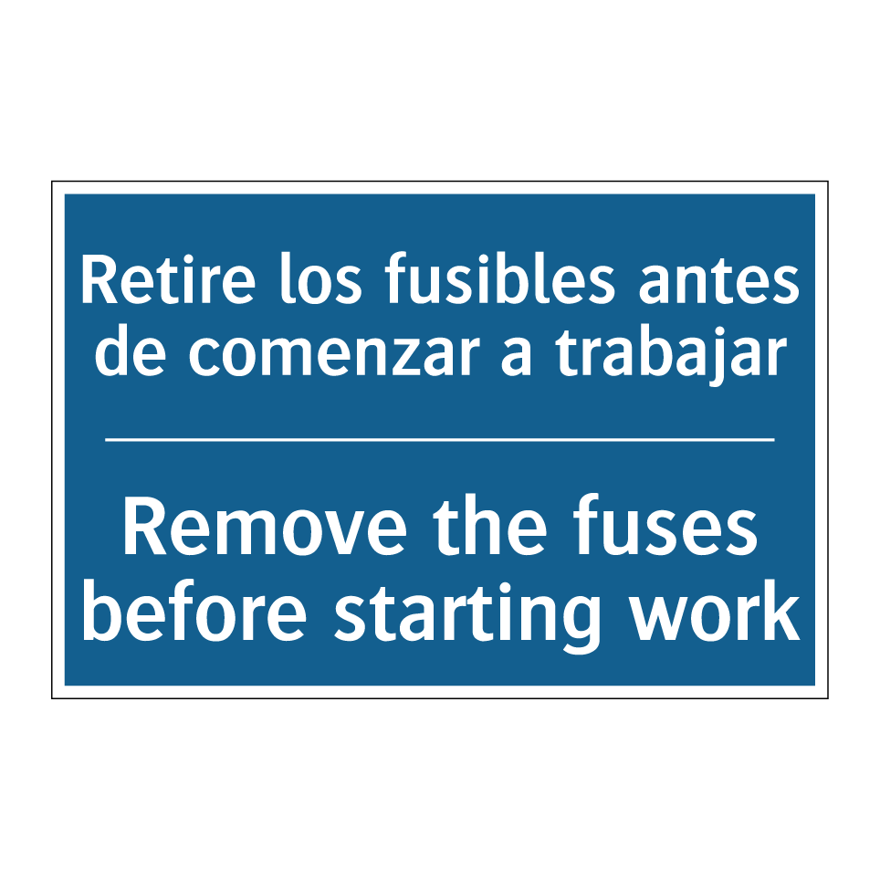 Retire los fusibles antes de comenzar  /.../ - Remove the fuses before starting  /.../