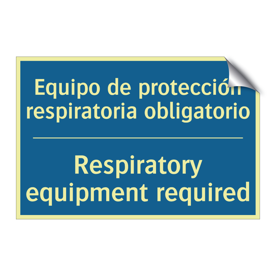 Equipo de protección respiratoria  /.../ - Respiratory equipment required