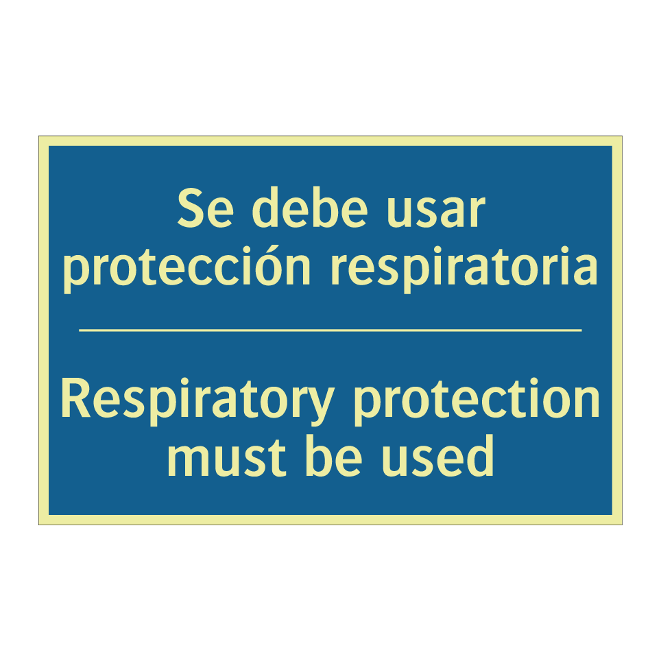Se debe usar protección respiratoria /.../ - Respiratory protection must be  /.../