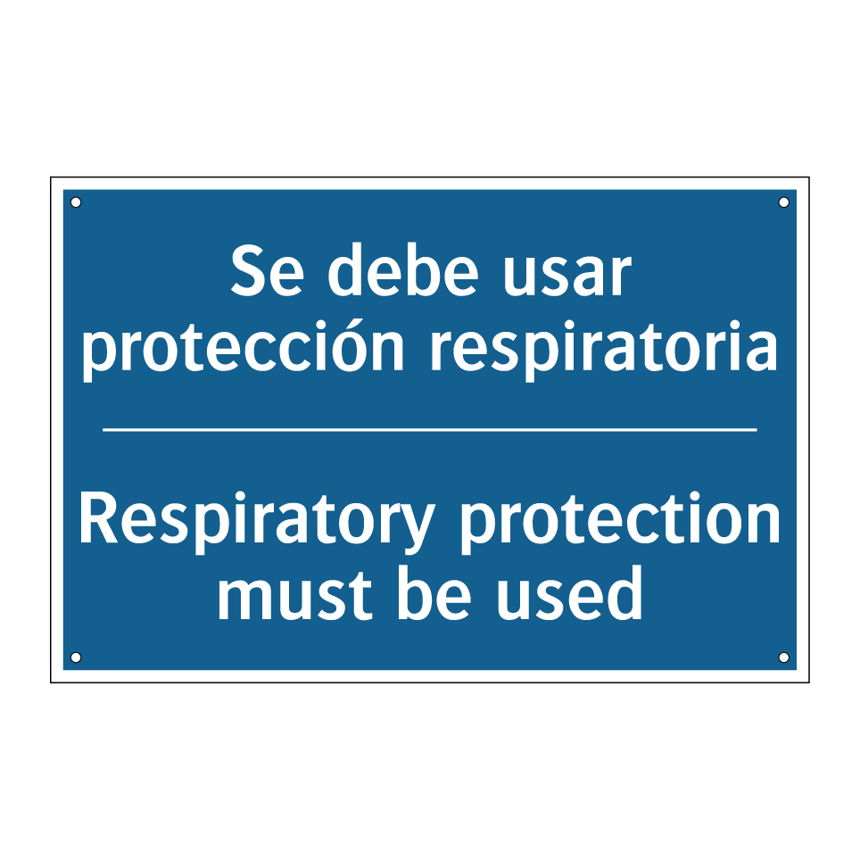 Se debe usar protección respiratoria /.../ - Respiratory protection must be  /.../