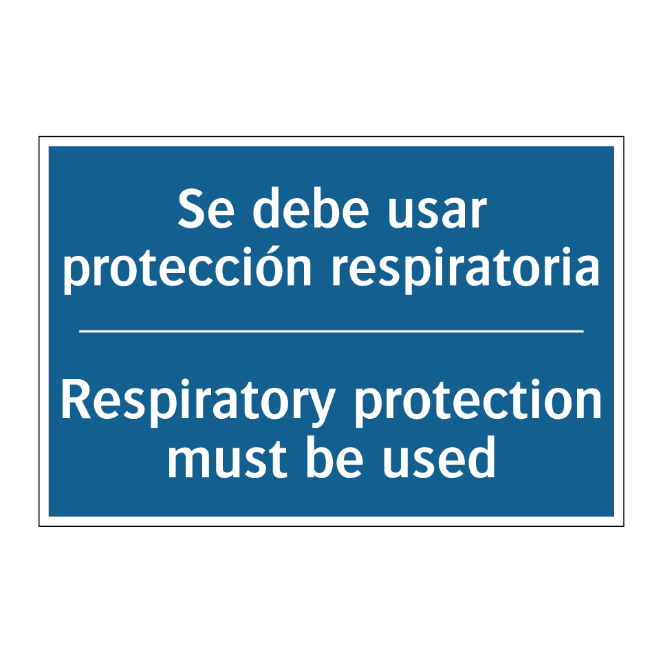 Se debe usar protección respiratoria /.../ - Respiratory protection must be  /.../