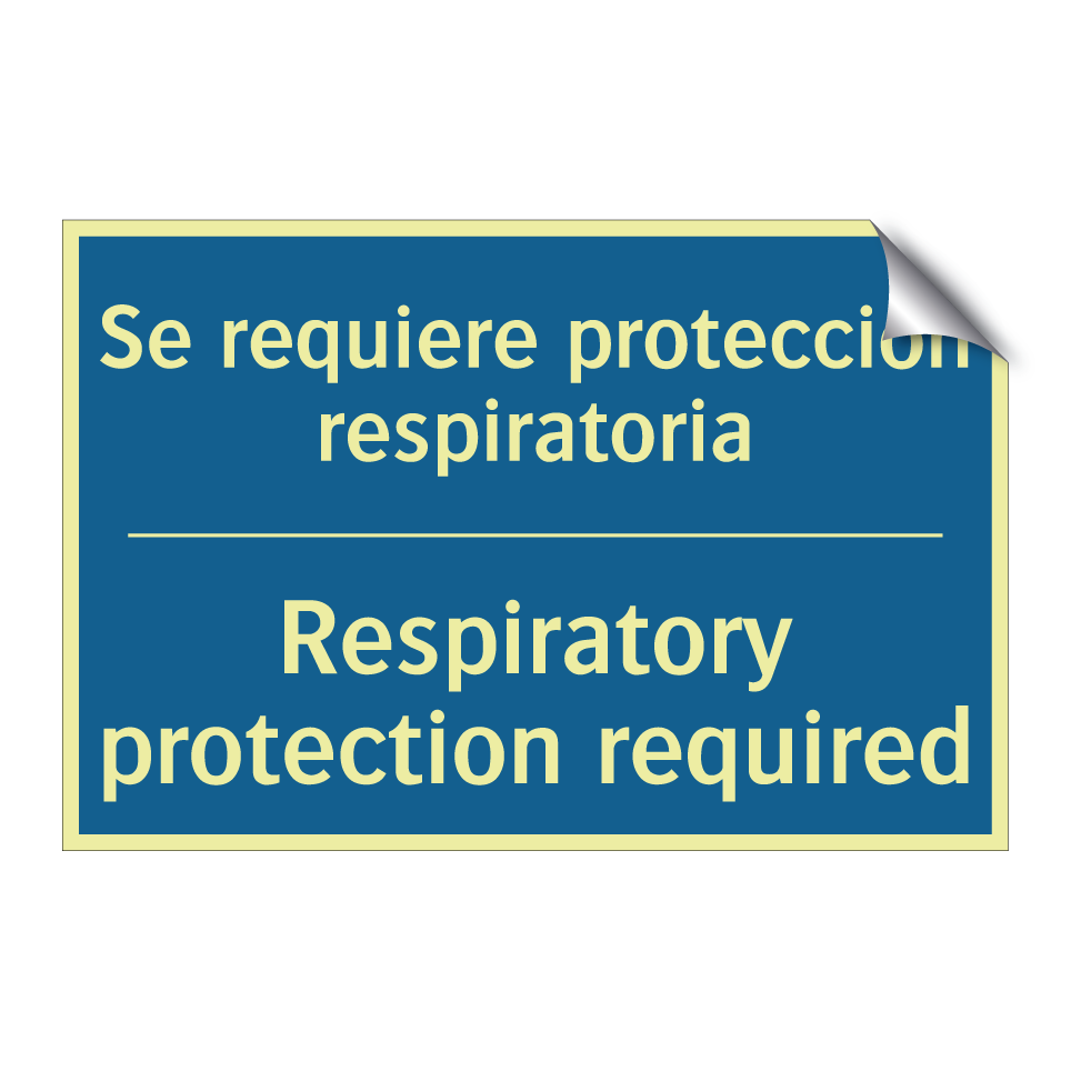 Se requiere protección respiratoria /.../ - Respiratory protection required /.../