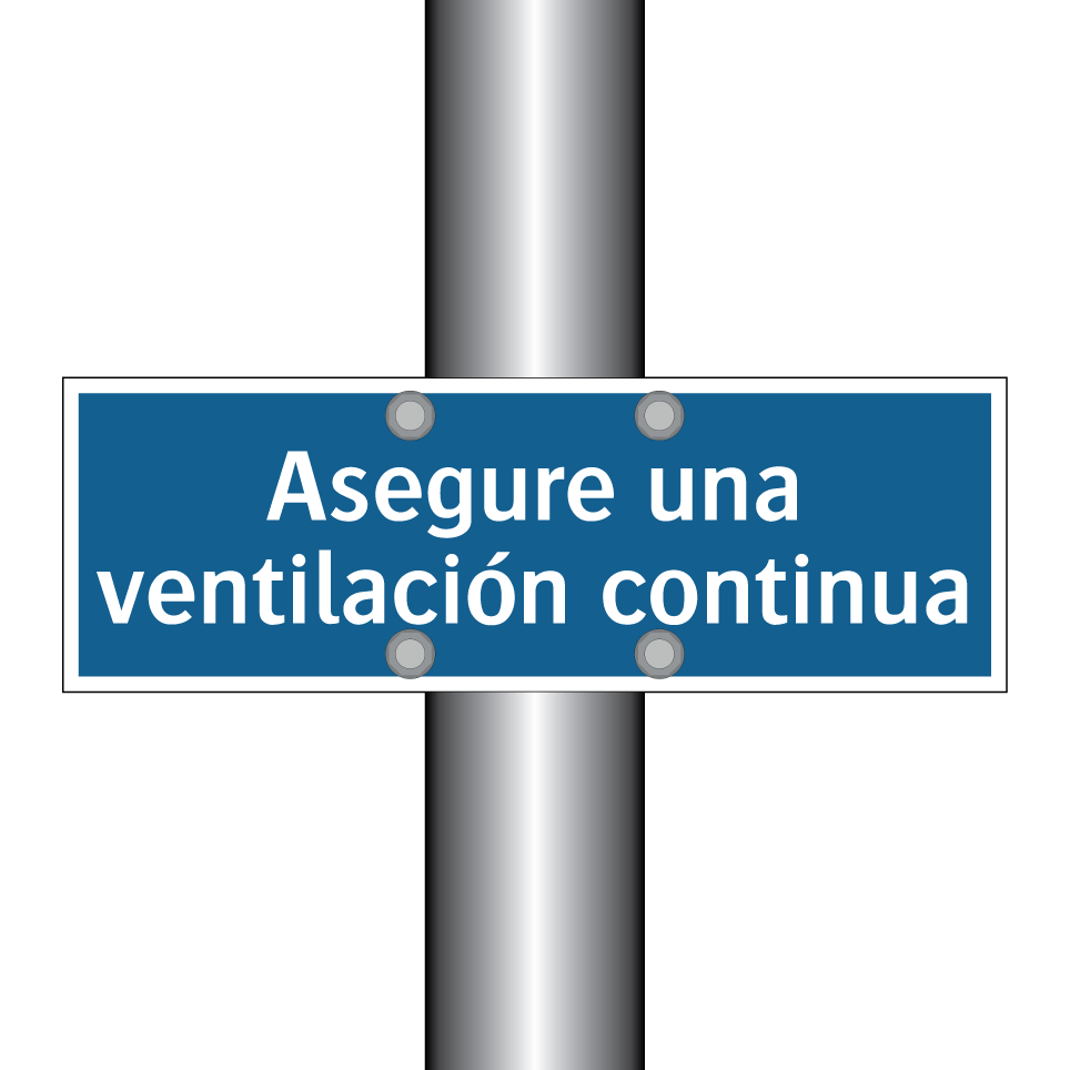 Asegure una ventilación continua
