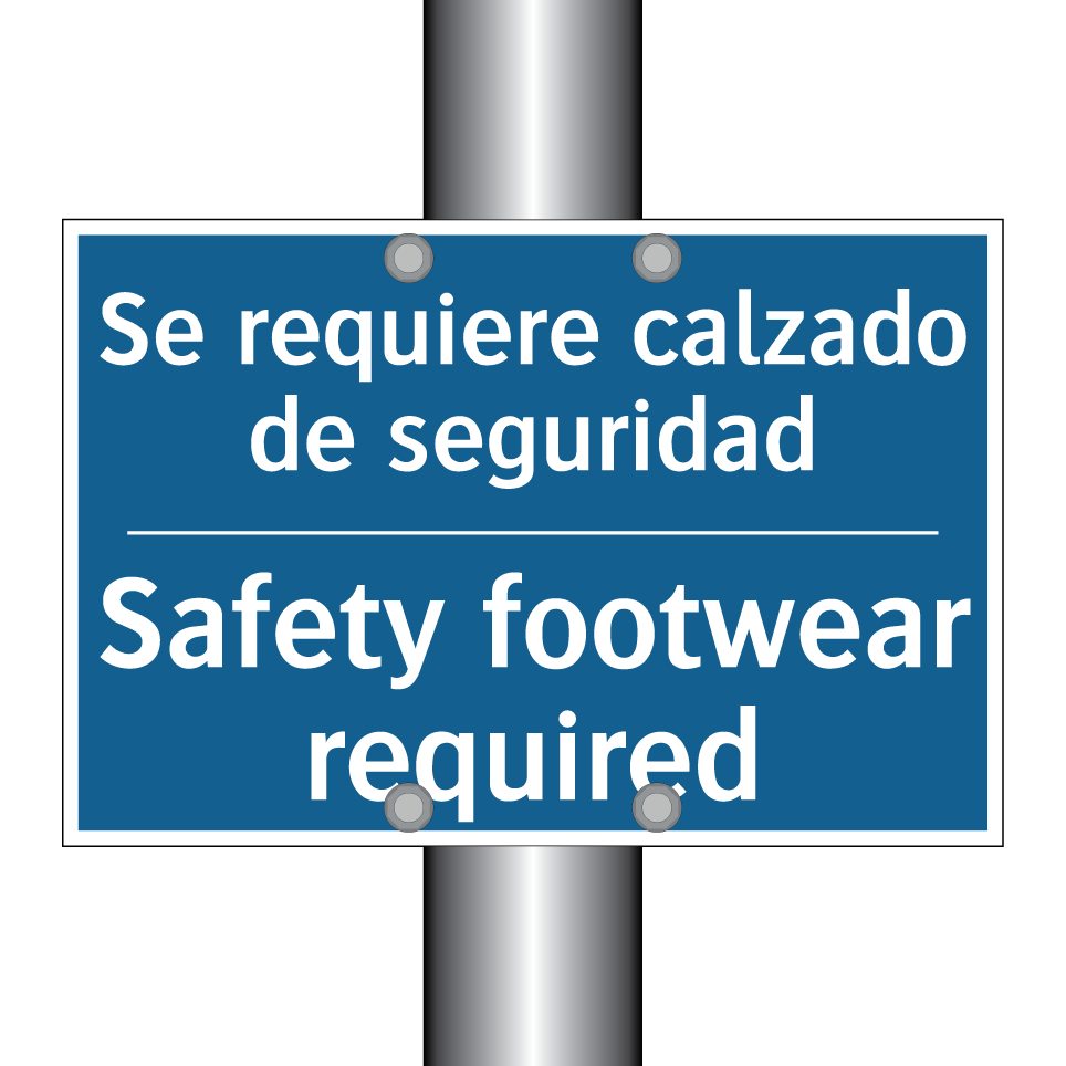 Se requiere calzado de seguridad /.../ - Safety footwear required