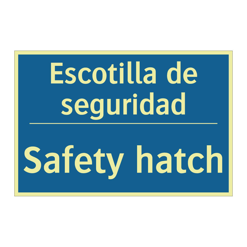 Escotilla de seguridad - Safety hatch