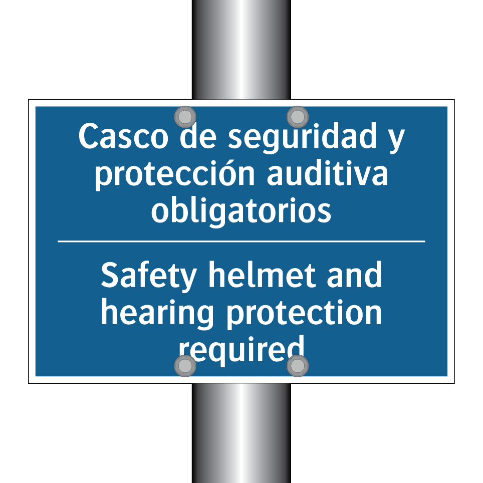 Casco de seguridad y protección  /.../ - Safety helmet and hearing protection  /.../