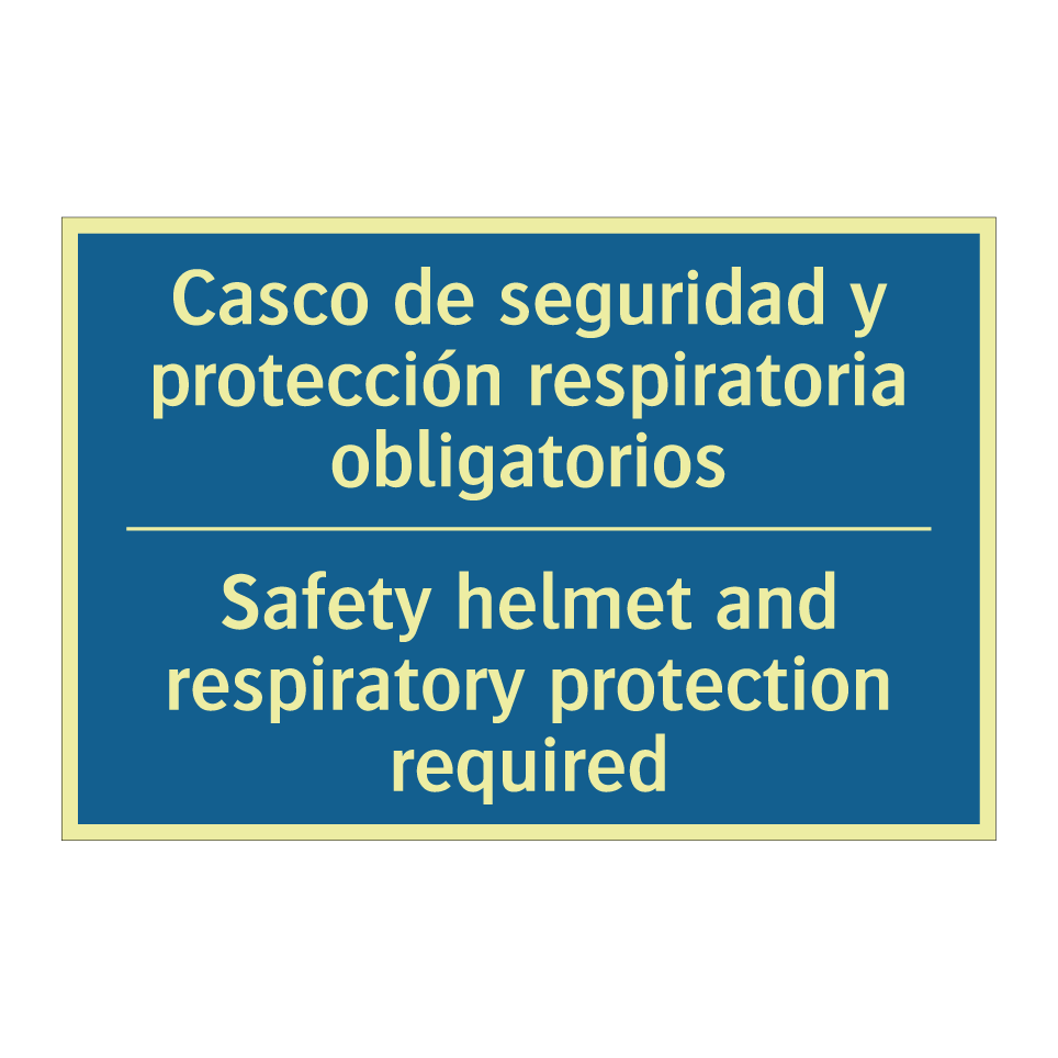 Casco de seguridad y protección  /.../ - Safety helmet and respiratory  /.../