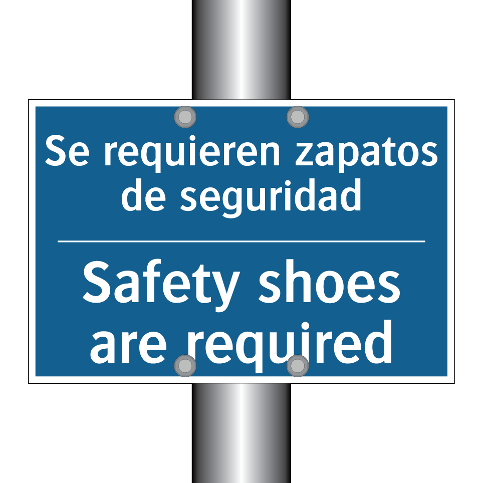 Se requieren zapatos de seguridad /.../ - Safety shoes are required