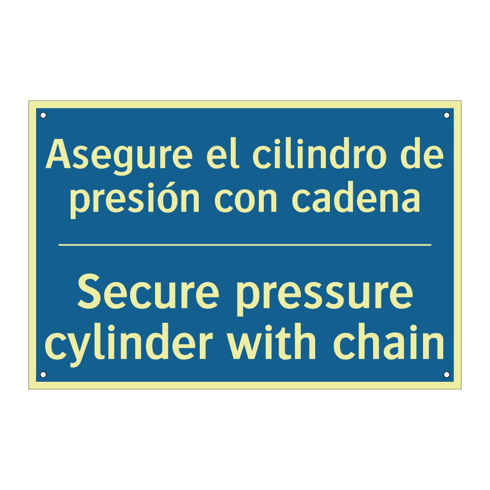 Asegure el cilindro de presión  /.../ - Secure pressure cylinder with  /.../